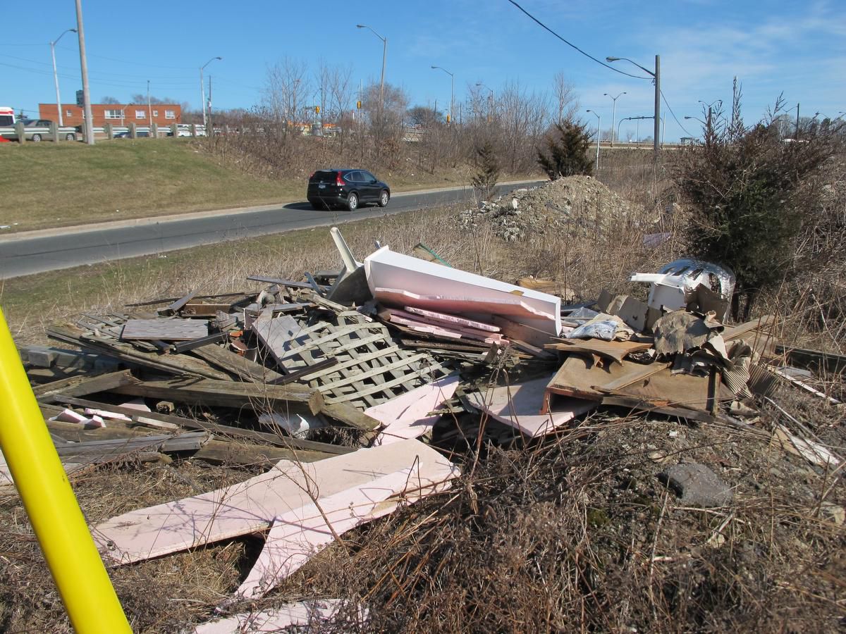 dépôt sauvage de déchets